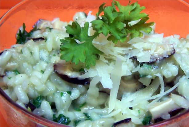 Garlic Mushroom Risotto. Photo by PaulaG