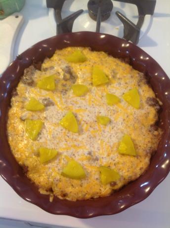 Low Carb White Castle Casserole. Photo by Posiespocketbook