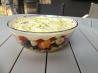 Delicious Layered Fruit Salad. Recipe by Kittencalskitchen