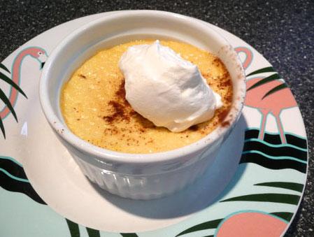 Low Carb Nearly Rice Pudding. Photo by Mikekey