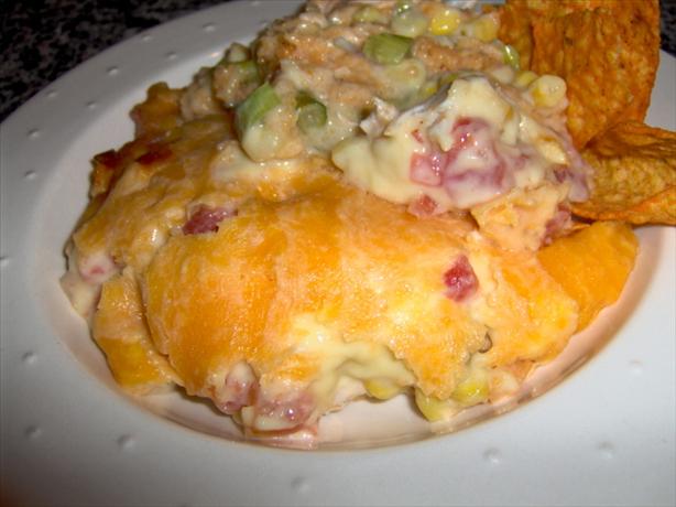 Dorito Casserole,with Chicken. Photo by out of here