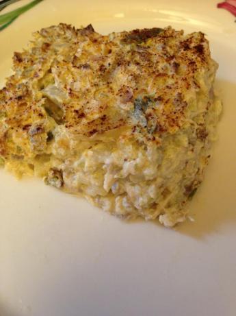 Low Carb Sausage, Mushroom and Chicken Casserole. Photo by AHoyumpa82