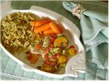 Baked Red Snapper With Citrus - Tomato Topping. Photo by Chef #165326