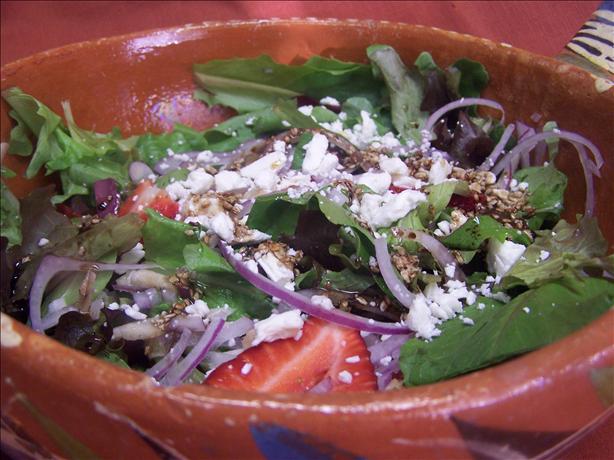 Sherried Greens With Fruit and Blue Cheese. Photo by PaulaG