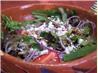 Sherried Greens With Fruit and Blue Cheese. Recipe by crazycookinmama