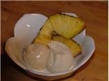 Grilled Pineapple With Vanilla Cinnamon Ice Cream