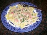 Al Lewis' Spinach Fettuccine With Crab Sauce
