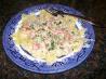 Al Lewis' Spinach Fettuccine With Crab Sauce. Recipe by Oolala