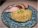 Greek-Style Marinated Pork With Lemon Rice