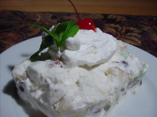 Golda's Frozen Waldorf Salad (Paula Deen). Photo by Sharlene~W