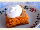 Rhubarb Custard Cake