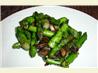 Asparagus and Mushroom Saute With Cilantro. Recipe by Oolala