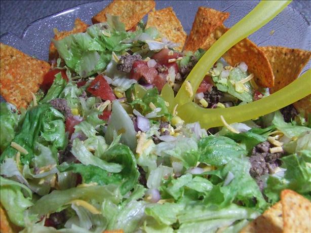 Kittencal's Taco Salad for a Crowd. Photo by CountryLady