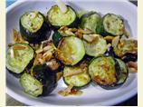 Roasted Lemon- Zest Zucchini With Pine Nuts