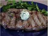Herbed Butter Rib Eye Steaks