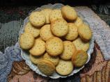Lemon Poppy Seed Shortbread Cookies