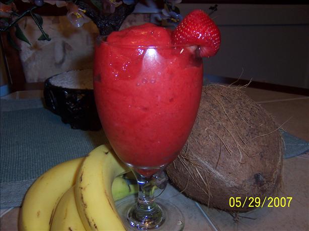 Strawberry Tea Slush. Photo by Mommy Diva