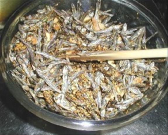Tazukuri (dried Sardine). Photo by BirdyBaker