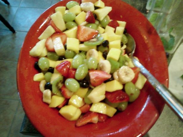 Rainbow Fruit Salad. Photo by gobruijns