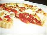 Fresh Tomato and Goats Cheese Quiche