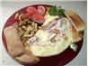 Mushroom,  Bell Pepper, and Cheese Omelet. Recipe by ratherbeswimmin'