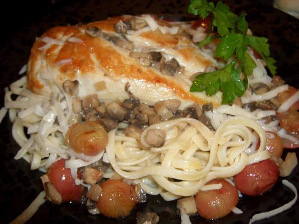 Chicken Veronique. Photo by mersaydees