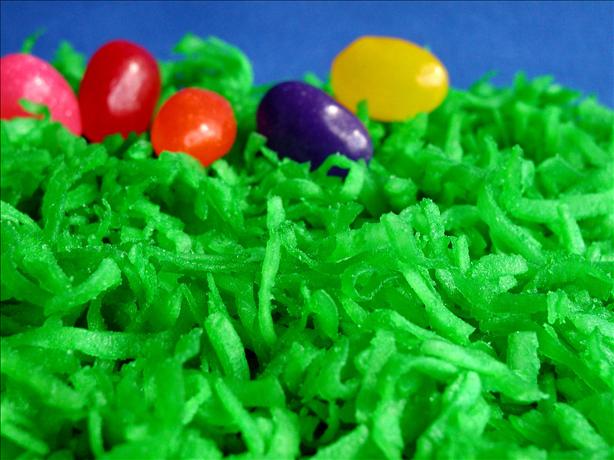 Colored Coconut Flakes. Photo by GaylaJ