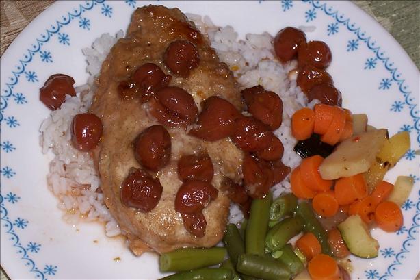 Cherry-Glazed Chicken. Photo by Kree
