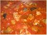 Tomato Sausage and Eggplant (Aubergine)  Soup. Recipe by abloom69