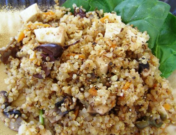 Five (Or More!) Ingredient Garlic Quinoa. Photo by DuChick