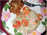 Garlic Shrimp Pasta. Photo by Barb Gertz
