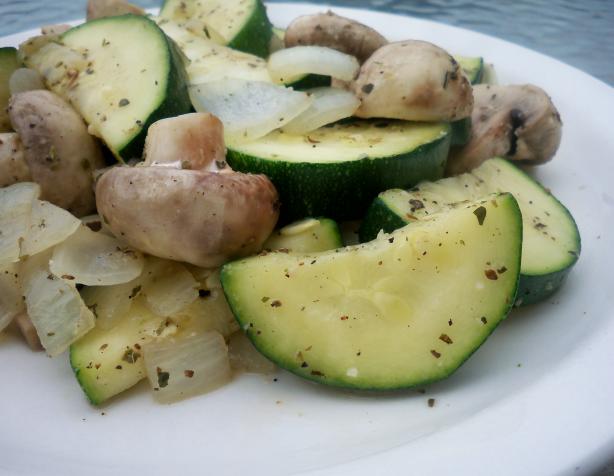 Zucchini and Mushroom Skillet. Photo by *Parsley*