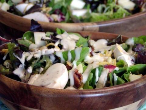 Baby Greens With Maple Dijon Dressing. Photo by Rita~