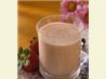 Papaya Strawberry Soymilk Smoothies. Recipe by Courtly