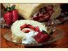 Strawberry Almond Cream Roll Recipe. Recipe by NcMysteryShopper