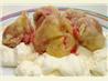 Fried Strawberries With Honey Cream