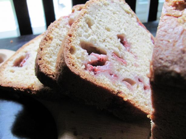 Strawberries & Cream Bread (Strawberry or Blueberry). Photo by under12parsecs
