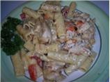 Grilled Chicken Rigatoni With Pesto Alfredo Sauce. Photo by ChipotleChick