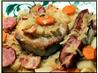 Sauerkraut Smothered With Pork Chops and Sausage. Recipe by Tasty Tidbits