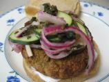 Tandoori Chicken Burgers With Minted Cucumbers