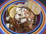 Greek Island Chicken With Marinated Artichokes