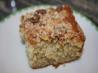 Sour Cream Banana Cake With Toffee Bar Topping. Recipe by Kittencalskitchen