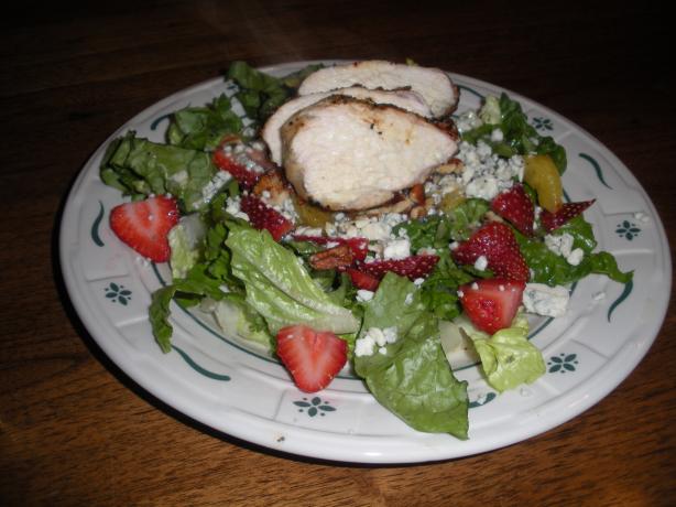 Spinach Salad With Strawberries and Pecans. Photo by Marianne5