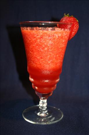 Strawberry Limeade Slush Weight Watcher's Style. Photo by Leslie in Texas