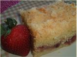 Strawberry Rhubarb Coffee Cake. Photo by Bri22