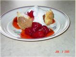 Angel Food Cake With Lemon Cream and Berries