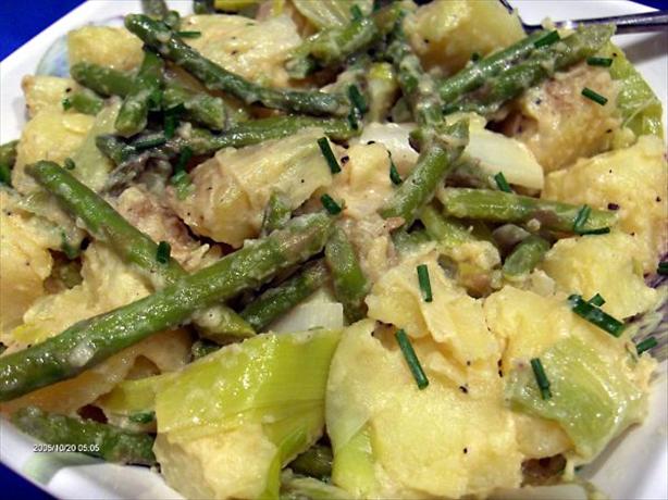 Warm Potato Leek Salad. Photo by Derf
