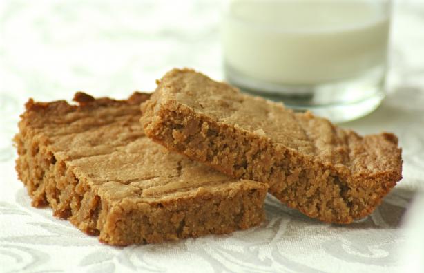 Cinnamon Peanut Butter Brownies. Photo by Wildflour