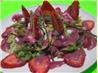 Wild Strawberry Salad W/ Pepper Toasted Parmesan Crisps & Bl. Recipe by NcMysteryShopper