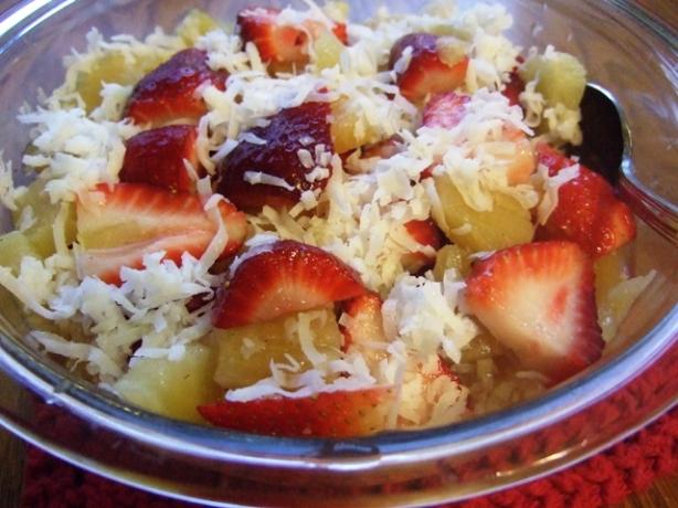 Strawberry Coconut Salad. Photo by HokiesLady